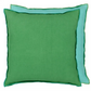 Brera Lino Emerald & Capri Linen Cushion - Designers Guild