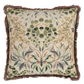 Ikebana Damask Cameo Embroidered Cotton Cushion - Designers Guild