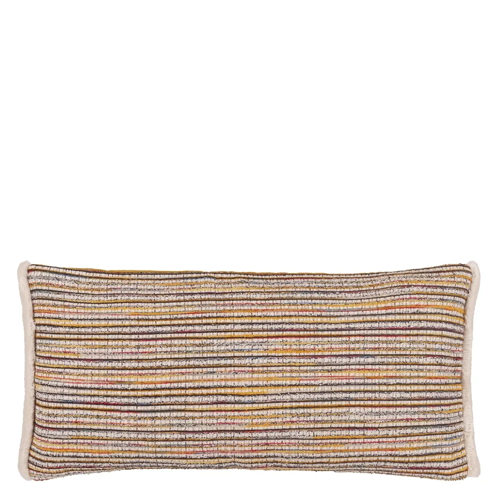 Sakiori Ochre Boucle Cushion - Designers Guild