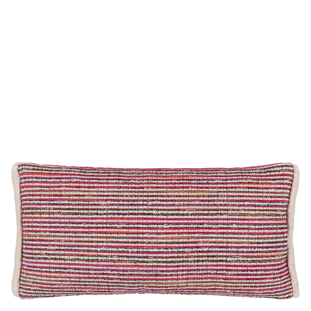 Sakiori Fuchsia Boucle Cushion - Designers Guild