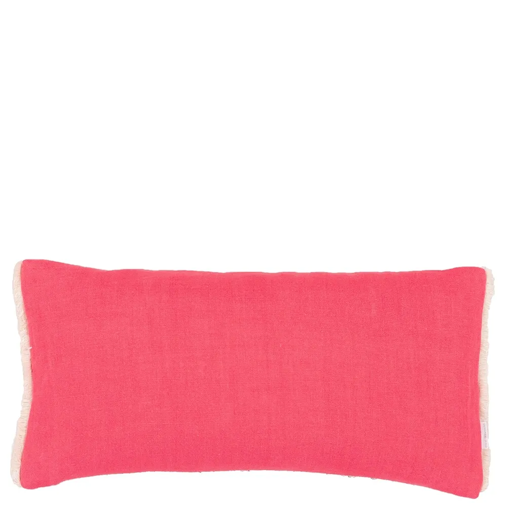 Sakiori Fuchsia Boucle Cushion - Designers Guild