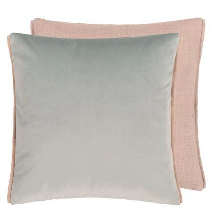 Velluto Duck Egg Velvet Cushion - Designers Guild