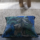 Brocart Decoratif Velours Indigo Cushion - Designers Guild