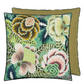 Rose De Damas Jade Cotton/Linen Cushion - Designers Guild