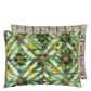 Parquet Batik Forest Cotton Cushion - Designers Guild