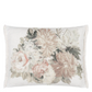 Fleurs D Artistes Sepia Cotton Cushion - Designers Guild