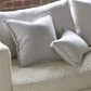 Brera Lino Alabaster & White Linen Cushion - Designers Guild