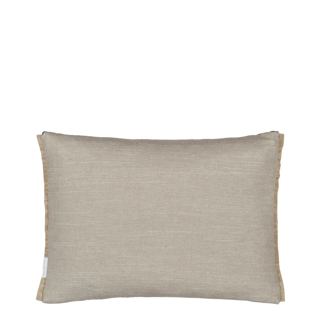 Jabot Noir Velvet Cushion - Designers Guild