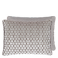 Jabot Oyster Velvet Cushion - Designers Guild