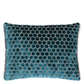 Jabot Kingfisher Velvet Cushion	Jabot Kingfisher Velvet Cushion - Designers Guild