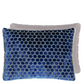 Jabot Cobalt Velvet Cushion - Designers Guild