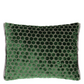 Jabot Emerald Velvet Cushion - Designers Guild