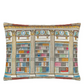In The Library Sepia Cushion - Designers Guild
