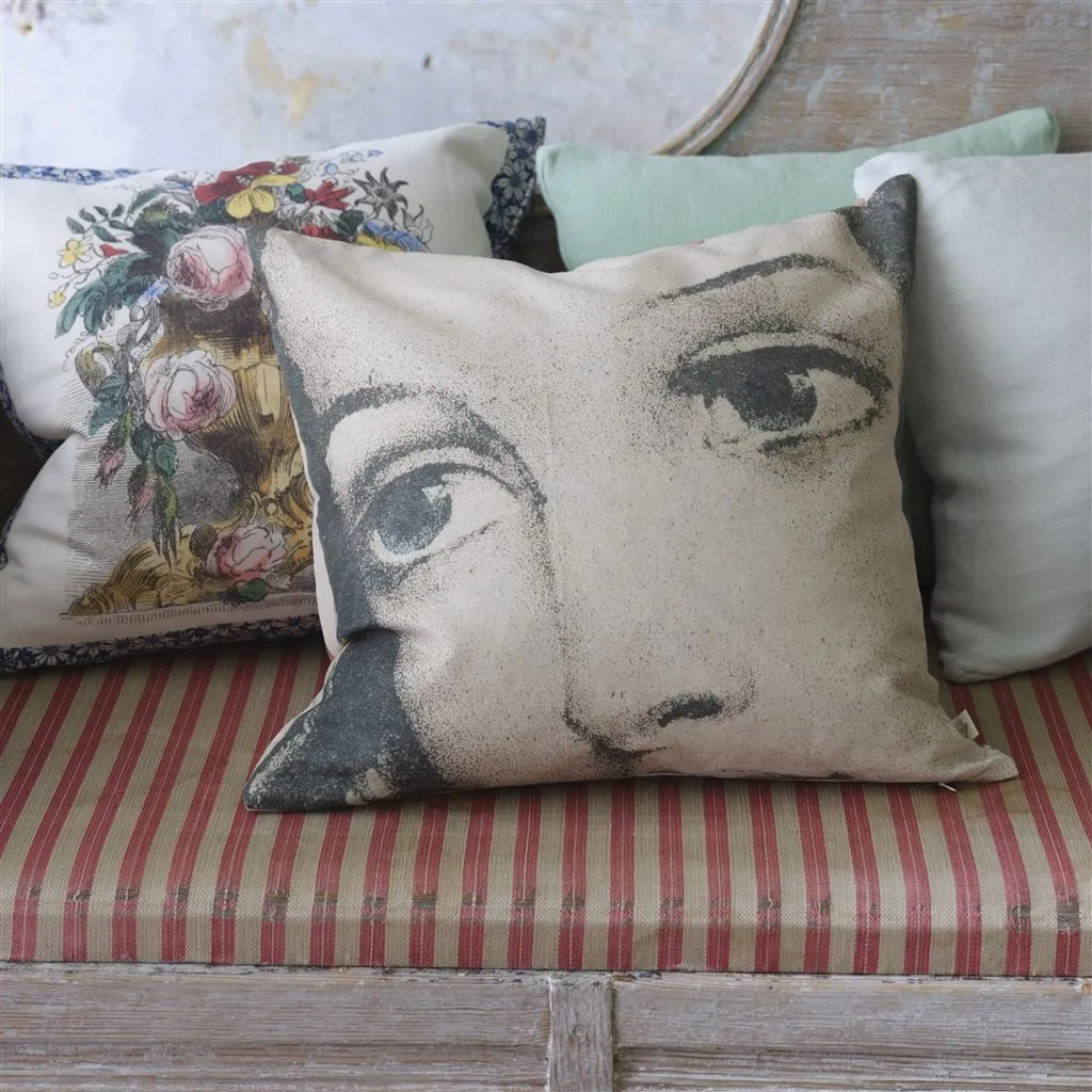 Ellen's Eyes Parchment Cushion - Designers Guild