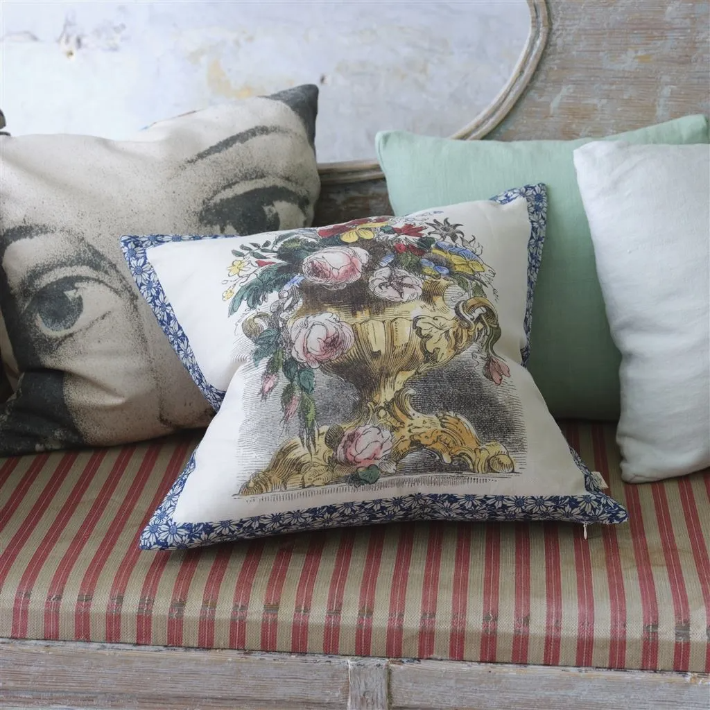 Ellen's Eyes Parchment Cushion - Designers Guild