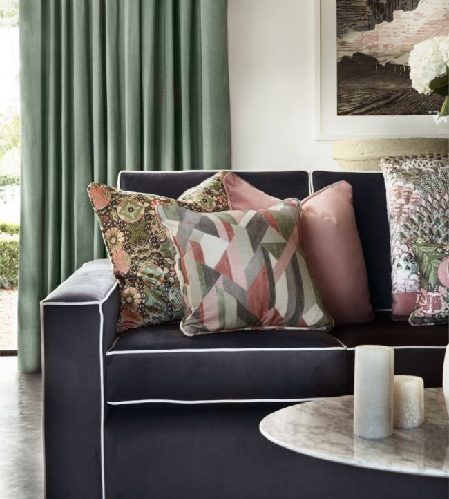 Ricochet Room Fabric - Pink