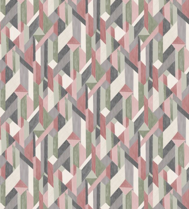 Ricochet Fabric - Pink