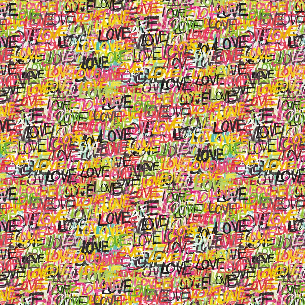 Love Scribble Wallpaper