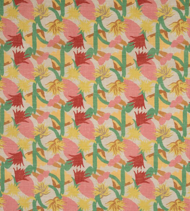 Cactus Flower Performance Fabric