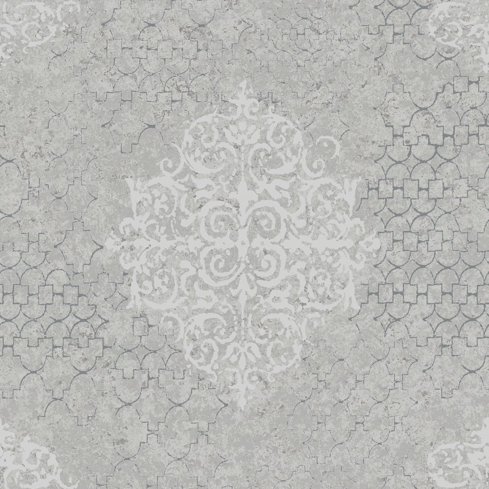 Lustre Damask Mottled Wallpaper