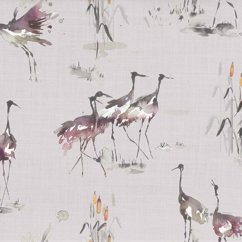 Cranes Tourmaline Fabric