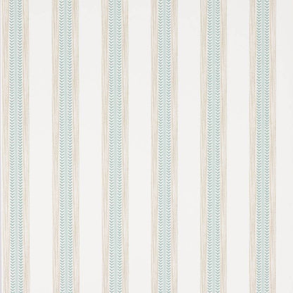 Camber Stripe Wallpaper - Aqua/Beige - J199W-03 - Jane Churchill