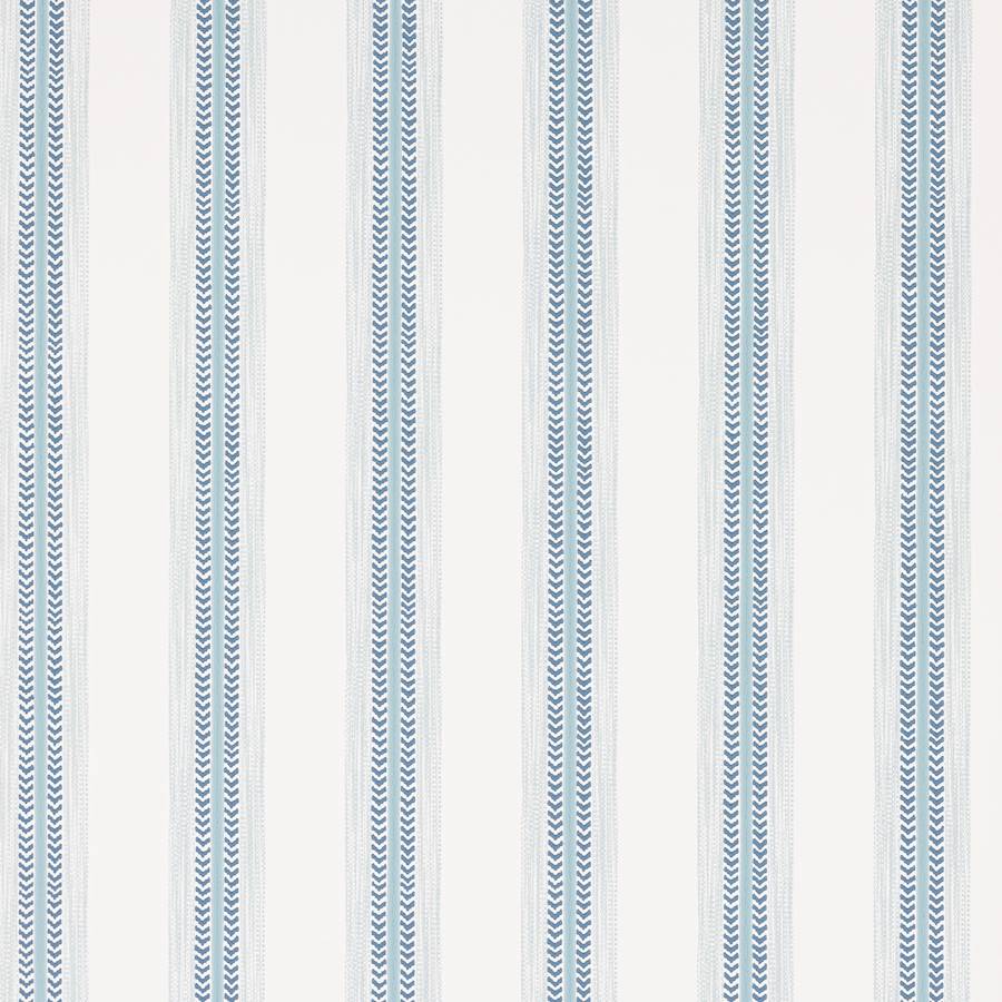 Camber Stripe Wallpaper - Blue - J199W-01 - Jane Churchill