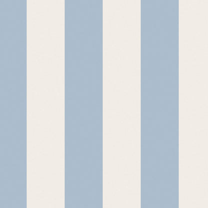 Canopy Stripe Wallpaper - Blue - 125517 - Cath Kidston