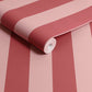 Canopy Stripe Wallpaper - Pink & Red - 125519 - Cath Kidston