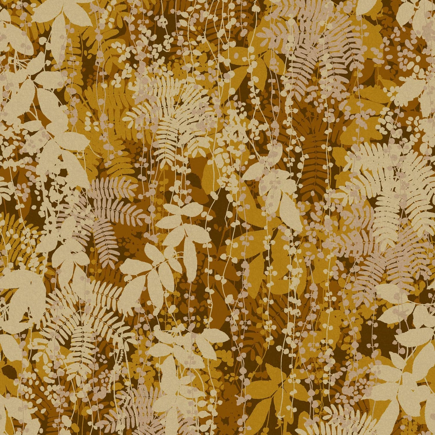 Canopy Wallpaper - Antique Gold  - Clarissa Hulse