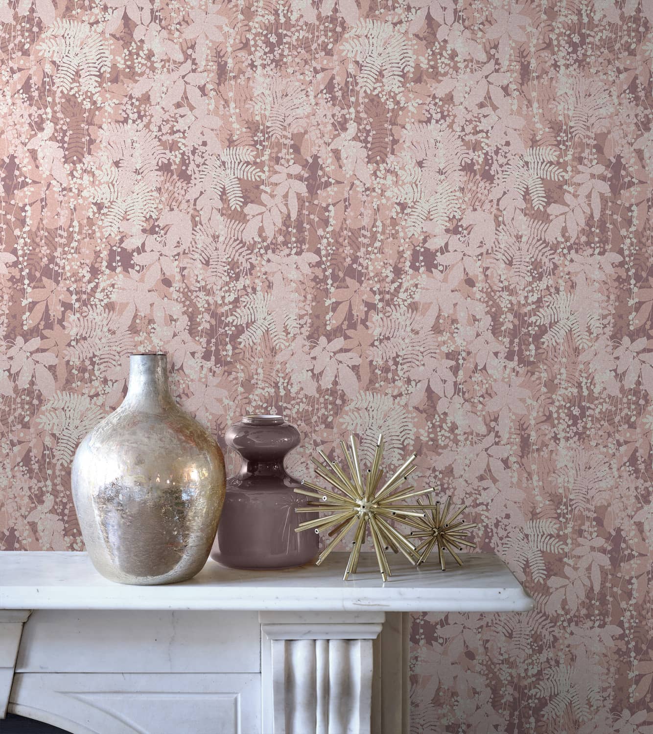 Canopy Wallpaper - Antique Rose - Clarissa Hulse