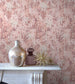 Canopy Wallpaper - Antique Rose - Clarissa Hulse