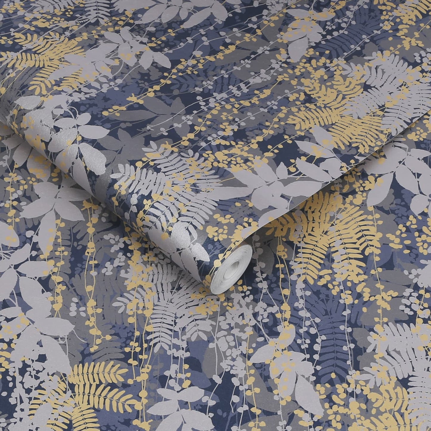 Canopy Wallpaper - French Navy - Clarissa Hulse