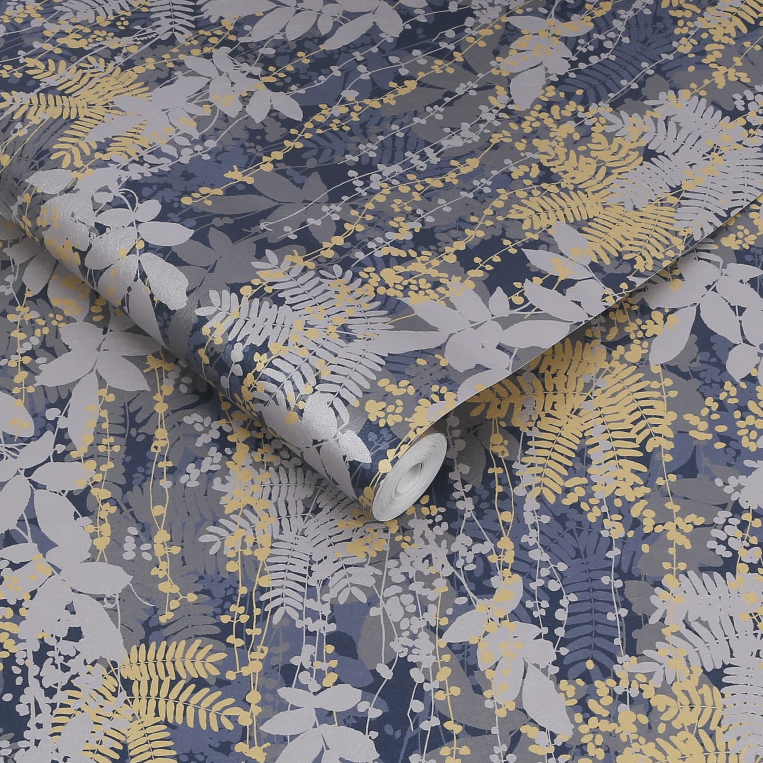 Canopy Wallpaper - French Navy - Clarissa Hulse
