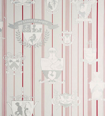 Carpe Noctem Wallpaper - Hot Pink / Silver - BG0100 - 201 - Barneby Gates