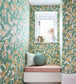Cecilia Wallpaper - Sage / Buttercream - NART112796 - Scion