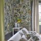 Celadon Vase Grasscloth Wallpaper - Celadon - PDG1205/01 - Designers Guild