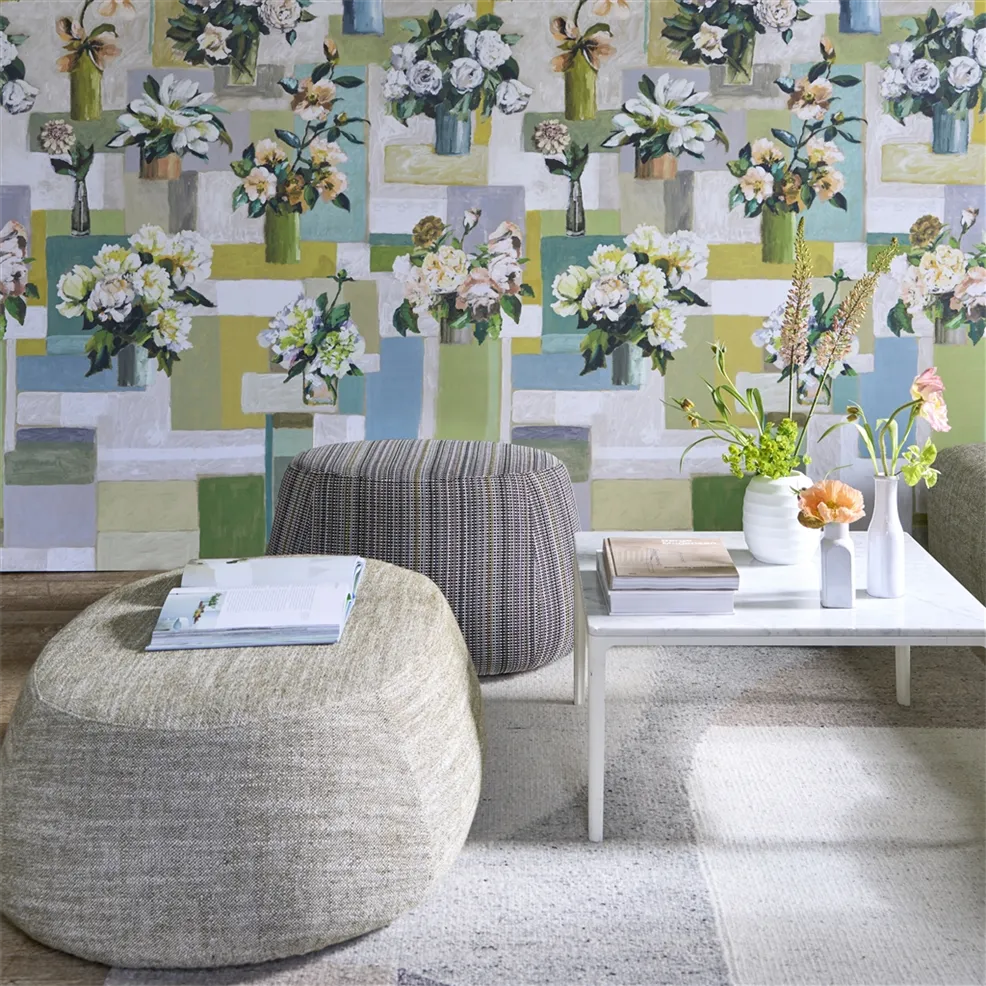 Celadon Vase Wallpaper - Celadon - PDG1206/01 - Designers Guild