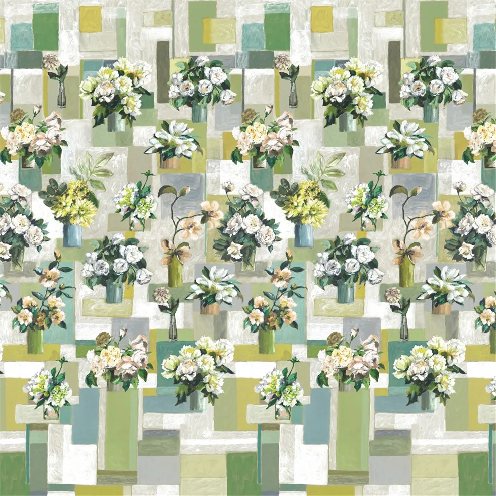 Celadon Vase Wallpaper - Celadon - PDG1206/01 - Designers Guild