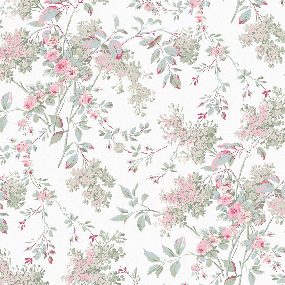 Chelsea Wallpaper - Fresh White - Shabby Chic