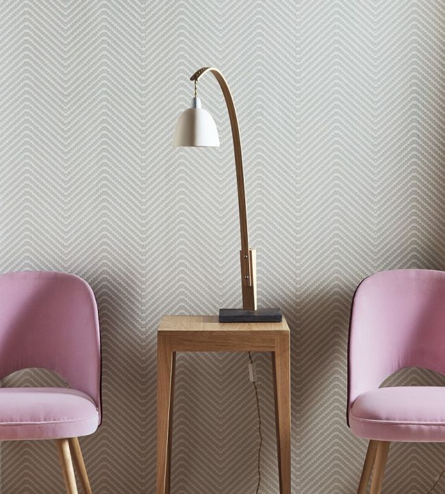 Chevron Wallpaper - Grey - BG1400202 - Barneby Gates