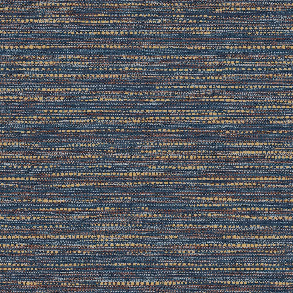 Chunky Horizontal Weave Wallpaper - Indigo - Boutique Luxury
