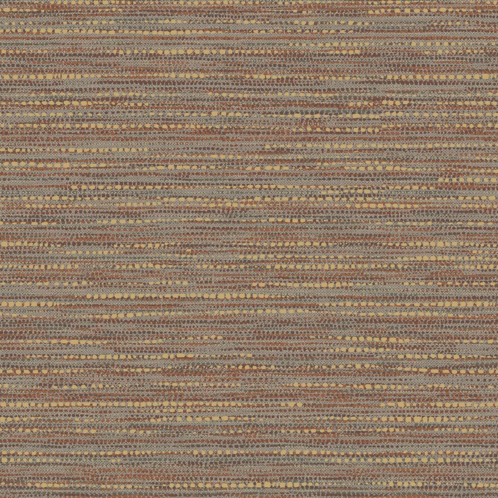 Chunky Horizontal Weave Wallpaper - Rust - Boutique Luxury