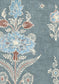 Citadel Blue Almond Wallpaper - Lewis & Wood