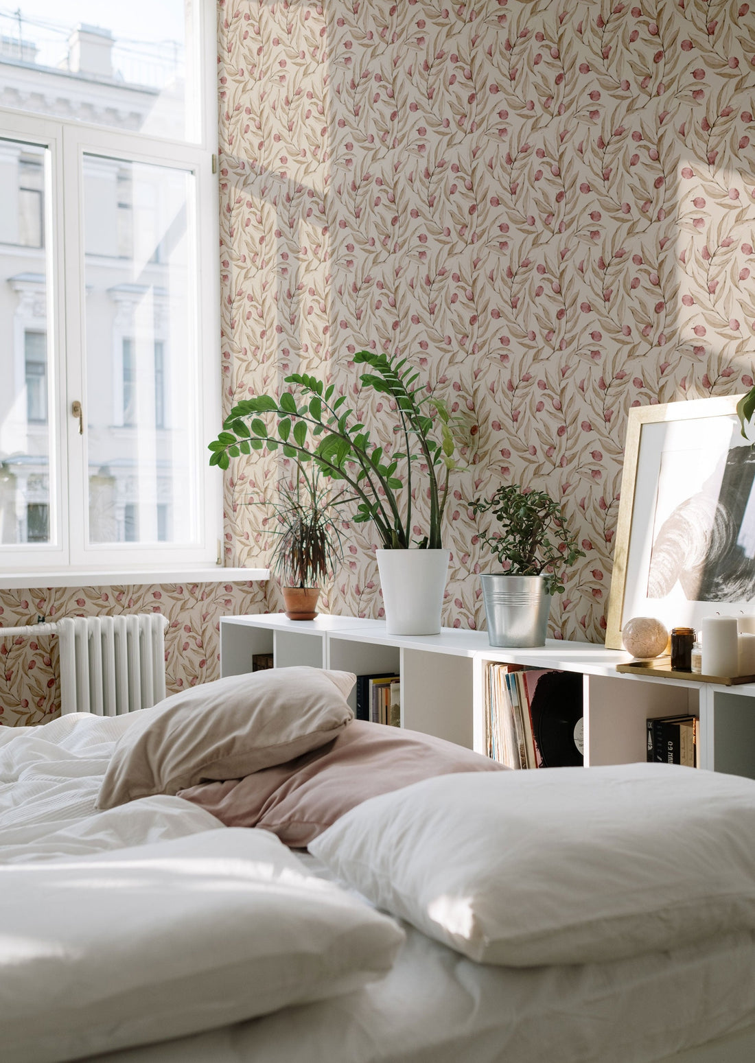 Citrus Wallpaper - Ruby - Summer Gray
