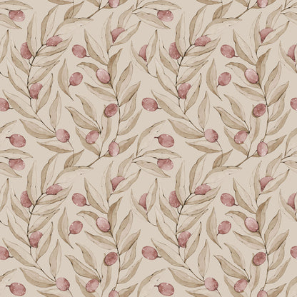 Citrus Wallpaper - Ruby - Summer Gray
