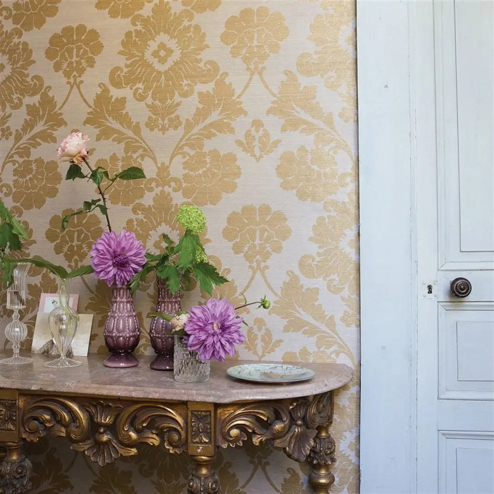 Clandon Wallpaper - Ivory - P510/04 - Designers Guild