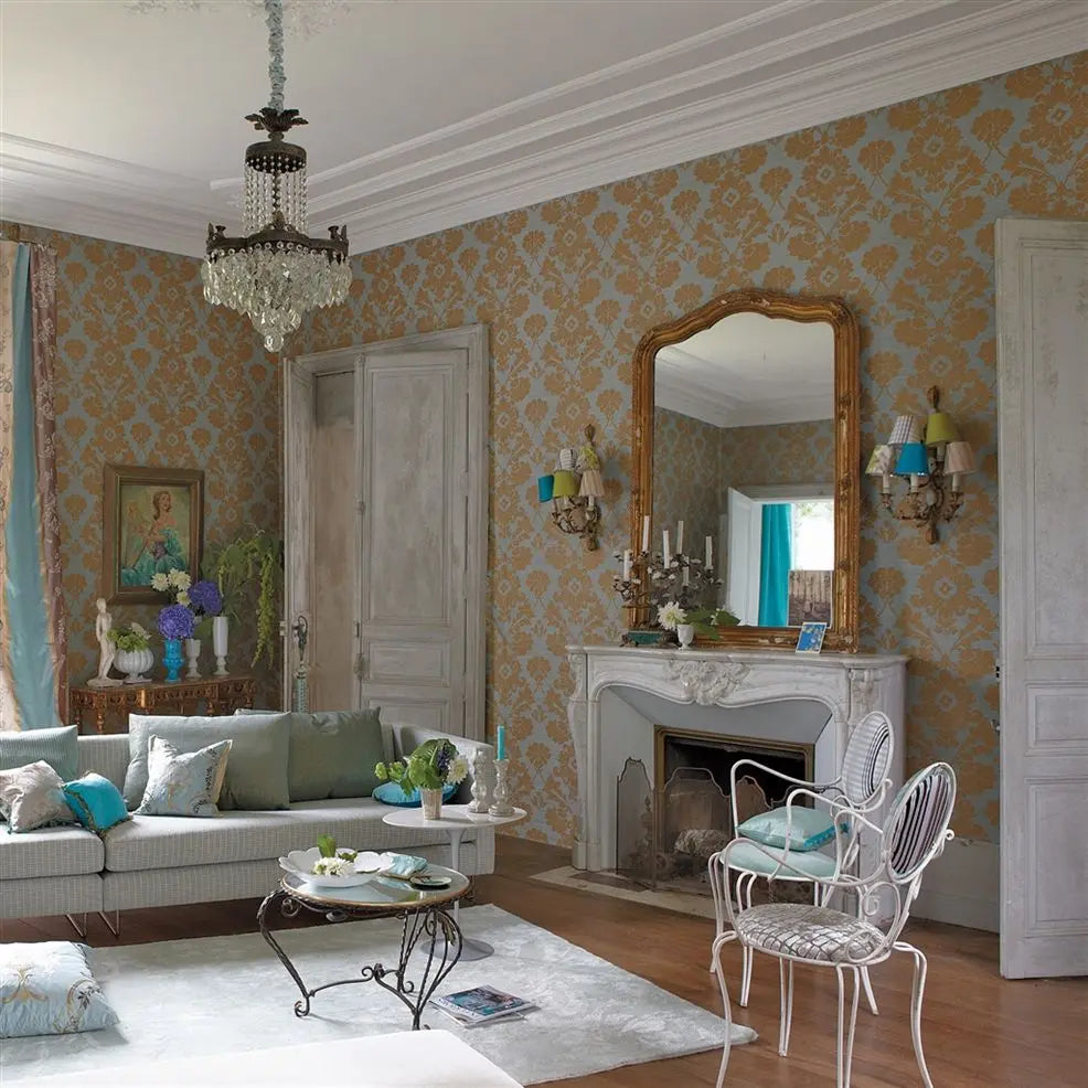 Clandon Wallpaper - Ivory - P510/04 - Designers Guild