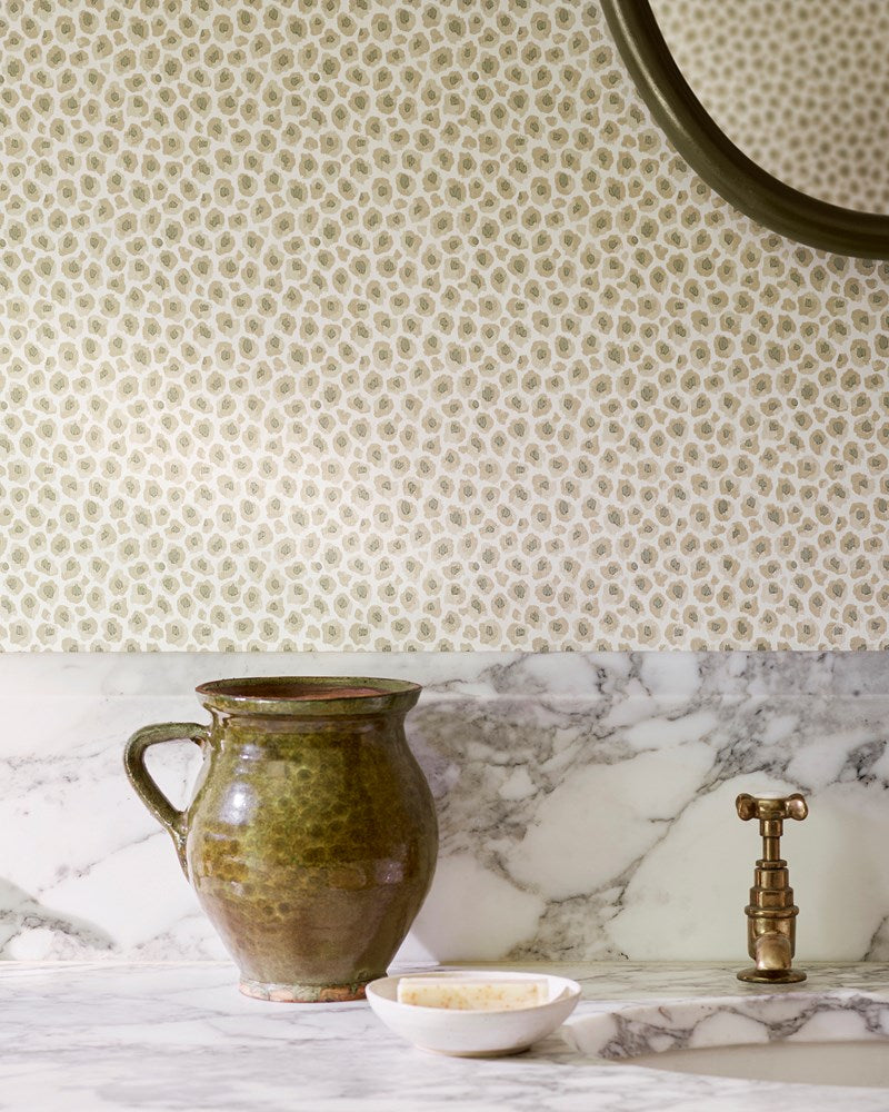 Cleo Wallpaper - Taupe - J197W-01 - Jane Churchill
