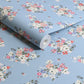 Clifton Floral Wallpaper - Blue - 125507 - Cath Kidston